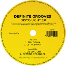Load image into Gallery viewer, Definite Grooves - Disco Light EP - Groove Culture - GCV031 - Disco, Nu Disco