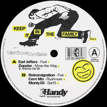 Load image into Gallery viewer, Earl Jeffers, Zopelar, Retromigration - Keep it in the Family Volume 2 - HANDY RECORDS - HANDY007 - Deep House - 12&quot; Vinyl