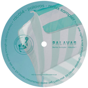 Various Artists - Palavas - Remix Sampler Volume 1 - RAVANELLI DISCO CLUB - 12" Vinyl - RDC014 - House / Disco