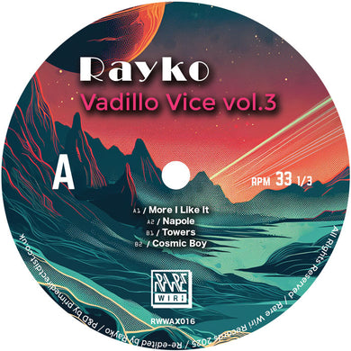 Rayko - Vadillo Vice Vol.3 - Rare Wiri - RWWAX016 - 12