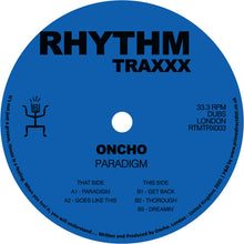 Load image into Gallery viewer, Oncho - Paradigm - Rhythm Traxxx - RTMTRX003 - 12" Vinyl - Deep House, Deep Tech
