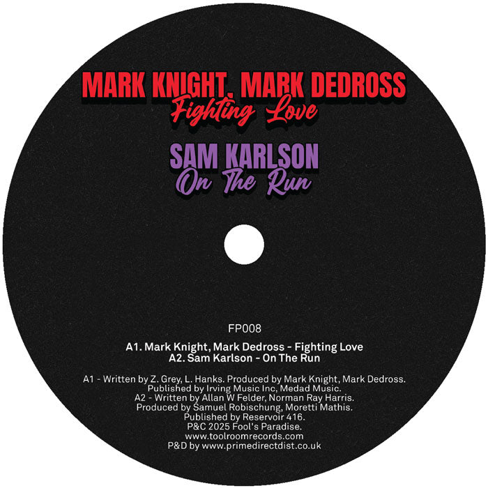 Mark Knight - Fool’s Paradise Sampler Vol. 6 - Fool’s Paradise - FP008 - House, Nu Disco - 12" Vinyl