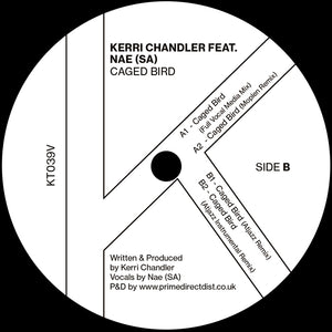 Kerri Chandler Featuring Nae (SA) - KAOZ THEORY - Caged Bird - KT039V - 12" Vinyl - Deep House