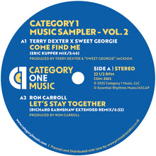 Load image into Gallery viewer, Terry Dexter - Category 1 Music Sampler - Vol. 2 - Category 1 - COM3302 - House, Soulful
