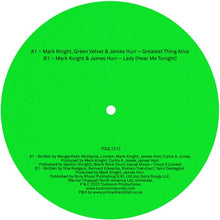 Load image into Gallery viewer, Mark Knight / Green Velvet / James Hurr The Greatest Thing Alive / Lady (Hear Me Tonight)   - TOOLROOM RECORDS - 12&quot; Vinyl -  TOOL1213