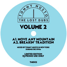 Load image into Gallery viewer, Tommy Musto - The Lost Dubs - Vol 2 - LOSTDUBS  - TMD02  - 12&quot; Vinyl - Deep House / Garage