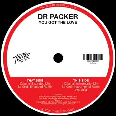 Dr Packer - You Got The Love  - TINTED RECORDS - TINTV008 - 12