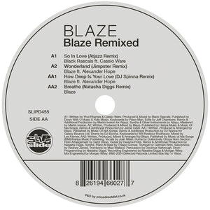 Blaze - Blaze Remixed - SLIP 'N' SLIDE - SLIPD455 - 12" Vinyl - Deep House