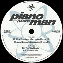Load image into Gallery viewer, Pianoman - Pasion (Incl. Alex Kassian &amp; The Trip Mixes) - Planet Strangelove - PLANET001 - House