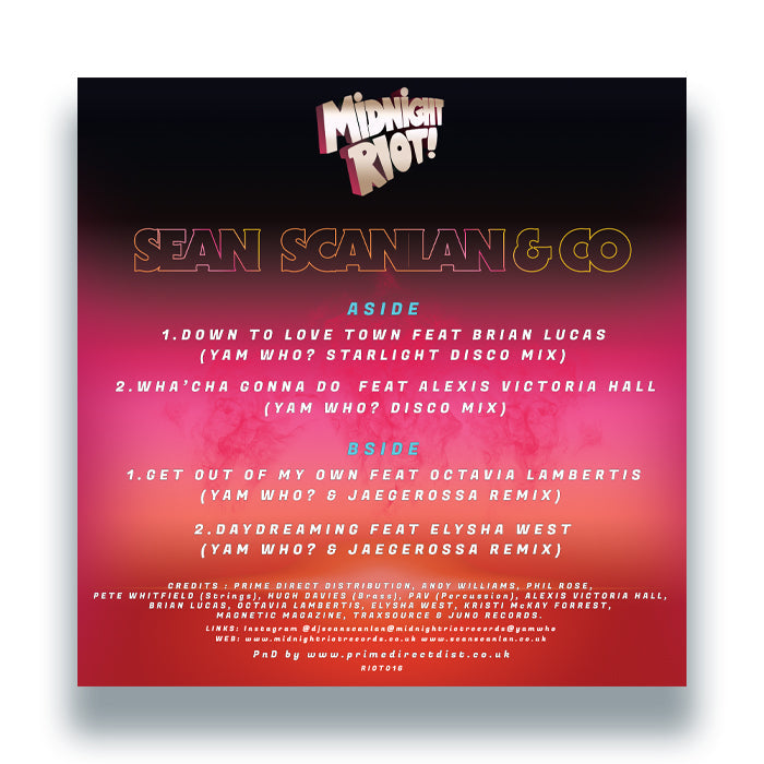 Defstar Records Sean Scanlan & Co - RIOT RECORDS - Down To The Disco - Part one - RIOT ...