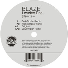 Load image into Gallery viewer, Blaze - Lovelee Dae (Remixes) - SLIP &#39;N&#39; SLIDE - SLIPD456 - 12&quot; Vinyl - House / Deep House