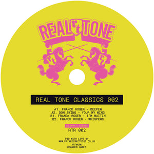 Franck Roger - Real Tone Classics 002 - REAL TONE RECORDS- 12" Vinyl - RTR002 - Deep House