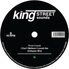 Load image into Gallery viewer, Peven Everett - I Can’t Believe I Loved Her - King Street Sounds - KSSV005 - Deep House