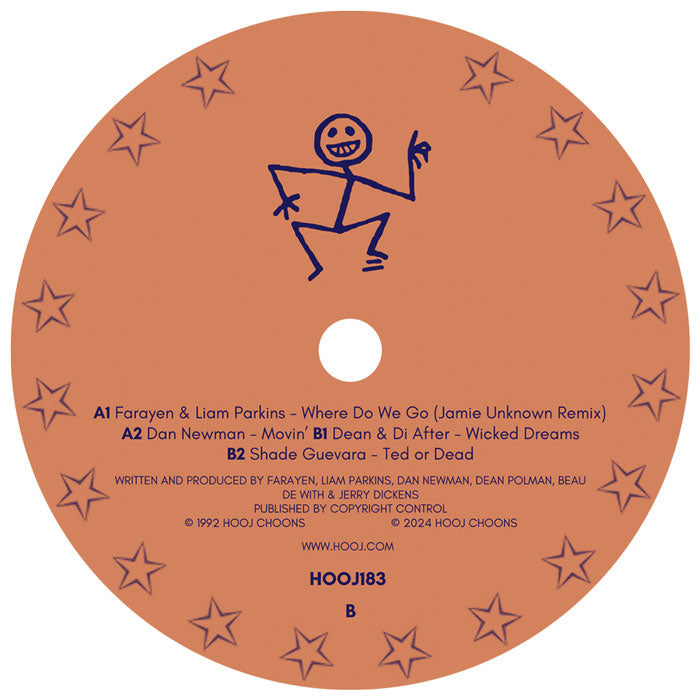 Farayen & Liam Parkins, Dan Newman - Warehouse Tools - HOOJ - HOOJ183 - 12" Vinyl - House / Breakbeat / Rave