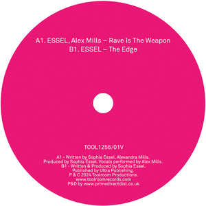 ESSEL / Alex Mills - Rave Is The Weapon / The Edge   -  TOOL1256 - TOOLROOM RECORDS - 12" Vinyl