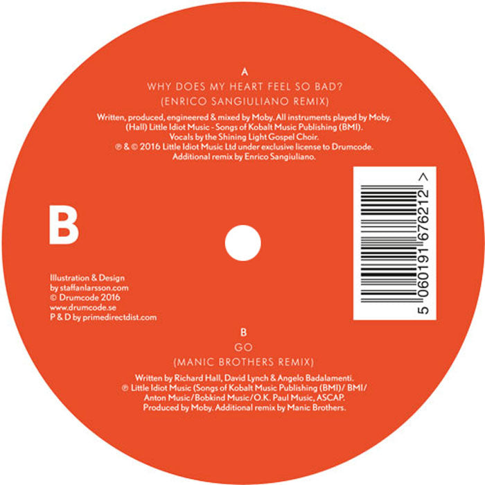 Moby - The Remixes Part 2 - DRUMCODE - DC164.2 - 12" Vinyl - Techno