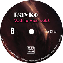 Load image into Gallery viewer, Rayko - Vadillo Vice Vol.3 - Rare Wiri - RWWAX016 - 12" Vinyl - Disco, Nu Disco, Edits