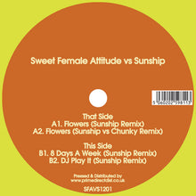 Load image into Gallery viewer, Sweet Female Attitude - Flowers - Remixes - Reverb Records - SFAVS1201 - 12&quot; Vinyl - UK Garage