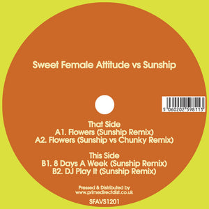 Sweet Female Attitude - Flowers - Remixes - Reverb Records - SFAVS1201 - 12" Vinyl - UK Garage