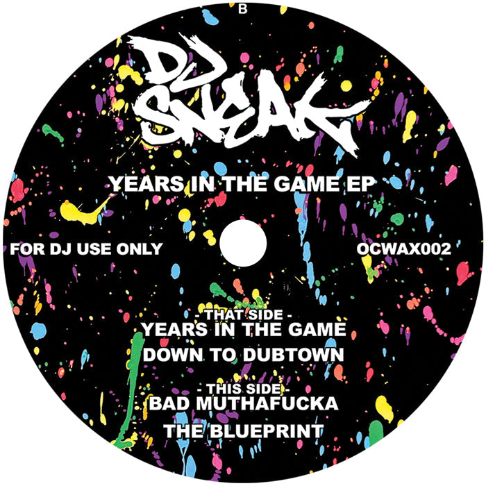 DJ Sneak - Years In The Game EP - ONLY CUTS RECORDS - OCWAX002 - 12" Vinyl - House/Deep House/Garage