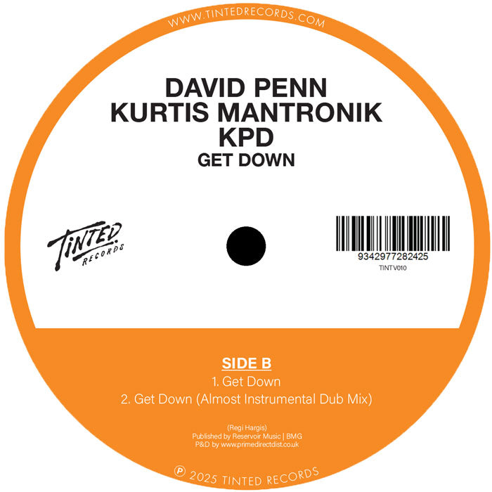 Dr Packer & Yogi - Heavy Vibes / Get Down - Tinted Records - TINTV010 - 12" Vinyl - House, Disco