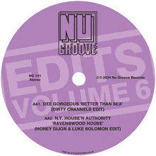 Load image into Gallery viewer, Nu Groove Edits, Vol. 6  - Emjay / Tech Trax Inc / Dee Gorgeous / N.Y. House&#39;n Authority  - Nu Groove - 12&quot; Vinyl  - NG141 - House