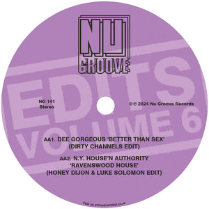 Nu Groove Edits, Vol. 6  - Emjay / Tech Trax Inc / Dee Gorgeous / N.Y. House'n Authority  - Nu Groove - 12" Vinyl  - NG141 - House