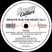 Load image into Gallery viewer, Micky More &amp; Andy Tee / Ron Carroll Featuring Angela Johnson - Groove Is In The Heart Vol 1 - GROOVE CULTURE - GCV023 - 12&quot; Vinyl - Nu Disco / Deep House