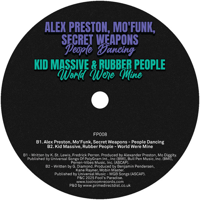 Mark Knight - Fool’s Paradise Sampler Vol. 6 - Fool’s Paradise - FP008 - House, Nu Disco - 12" Vinyl