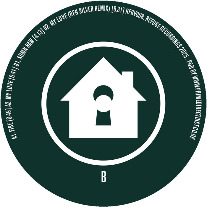 Tiptoes - Fire EP - Refuge Recordings - RFGV008 - House - 12" Vinyl