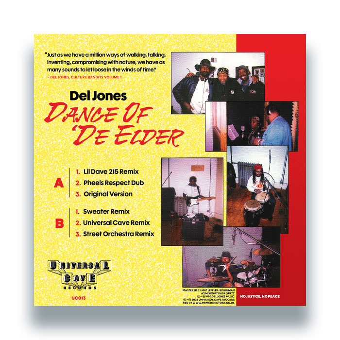 Del Jones - Dance Of ‘De Elder - Universal Cave Records - UC013 - House, Deep House, Electro, Beatdown