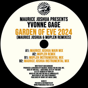 Maurice Joshua Presents Yvonne Gage - M-JAY RECORDS - Garden of Eve 2024 - MJ001V - 12" Vinyl - Disco/House