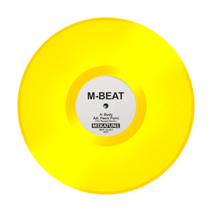 M-Beat – Body/Peeni Porni (Tim Reaper Mix) - 10" Yellow vinyl – Mekatune - MEK-10-001Y