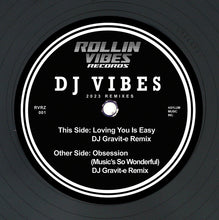 Load image into Gallery viewer, Dj Vibes - Music&#39;s So Wonderful - DJ Gravit-e 2023 Remix - Rollin&#39; Vibes Records - RVRZ001 - 12&quot; VINYL + DIGITAL