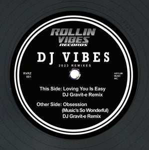 Dj Vibes - Music's So Wonderful - DJ Gravit-e 2023 Remix - Rollin' Vibes Records - RVRZ001 - 12" VINYL + DIGITAL