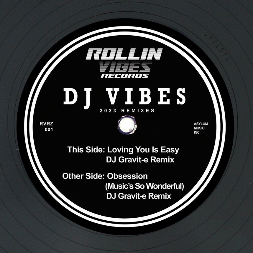 Dj Vibes - Music's So Wonderful - DJ Gravit-e 2023 Remix - Rollin' Vibes Records - RVRZ001 - 12