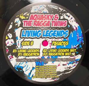 AQUASKY & THE RAGGA TWINS - Living Legends - Passenger - PASA 055 -  12" Vinyl