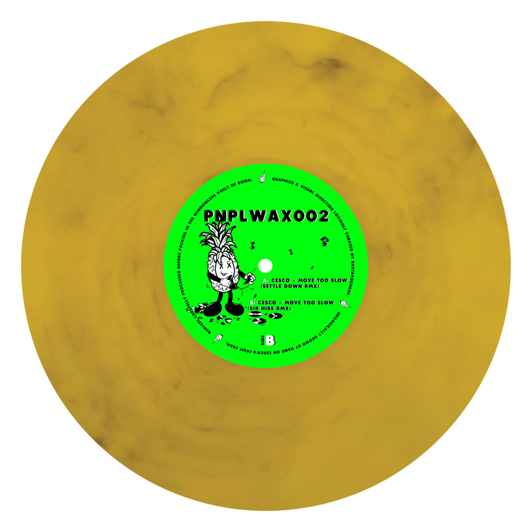 Cesco - Move Too Slow RMXs inc Settle Down  - Pineapple Records - PNPLWAX002 -10