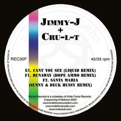 Jimmy J & Cru-l-t - Santa Maria (Sunny & Deck Hussy Remix) - Disc 3 only E/F - REC35-ef