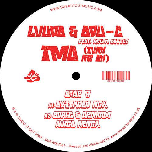 Luude / Bru-C / Kevin Lyttle / Mattafix / Issey Cross - TMO (Turn Me On) / Big City Life / Oh My - Sweat It Out - SWEATSV041 - 12" Black Vinyl