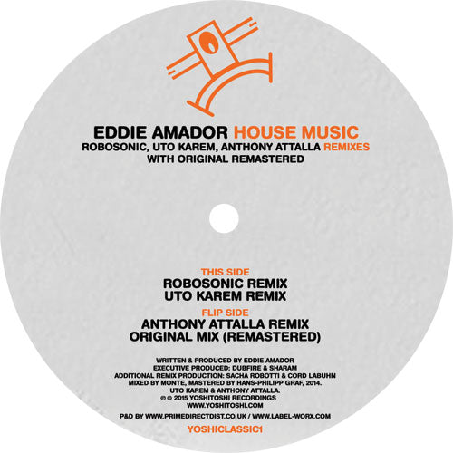 YOSHITOSHI RECORDINGS - Eddie Amador - House Music Remixes - YOSHICLASSIC1  - 12" vinyl