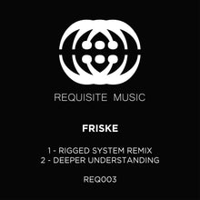Load image into Gallery viewer, Friske - Rigged System (Remix) / Deeper Understanding -  Requisite Music - REQ003