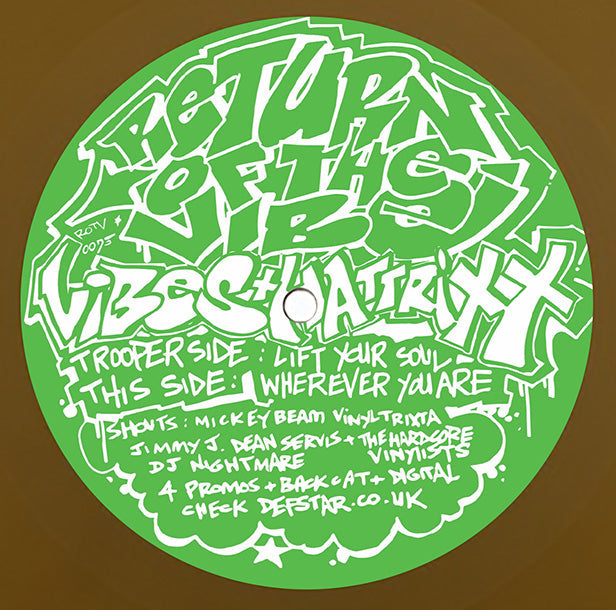 Vibes & Hattrixx - Lift Your Soul/Wherever You Are - Return of The Vibe - ROTV007 - 12" Gold Vinyl + free digital