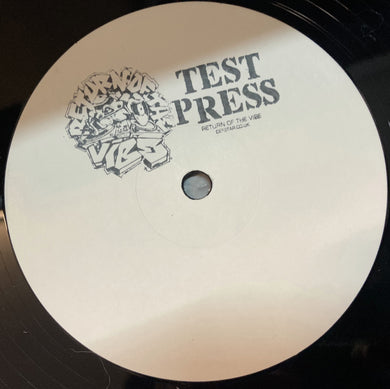 *TEST PRESS*  - Matty B - Back to '92 EP - Return Of the Vibe - ROTV011TP - limited only 25 copies