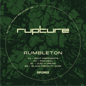 Rumbleton - Right Ingredients EP  - Rupture LDN - RUPLDN023 - 12" Vinyl