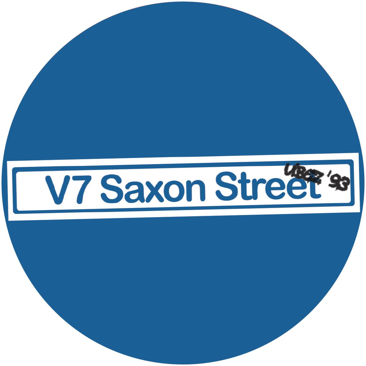 Saxon Street EP- Unknown Artist - White/Streak Vinyl 12" - VIBEZ93008 - Fokuz Recs