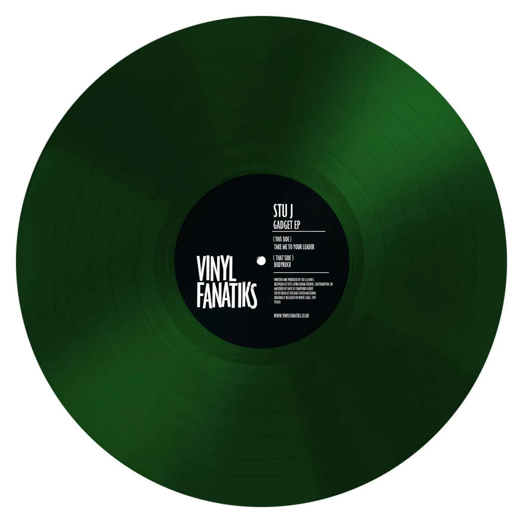 Stu J - Take Me To Your Leader / Bodyrock - Vinyl Fanatiks - VFS035 - 12" Smoked Green Vinyl - Vinyl -  Very Good Plus (VG+)