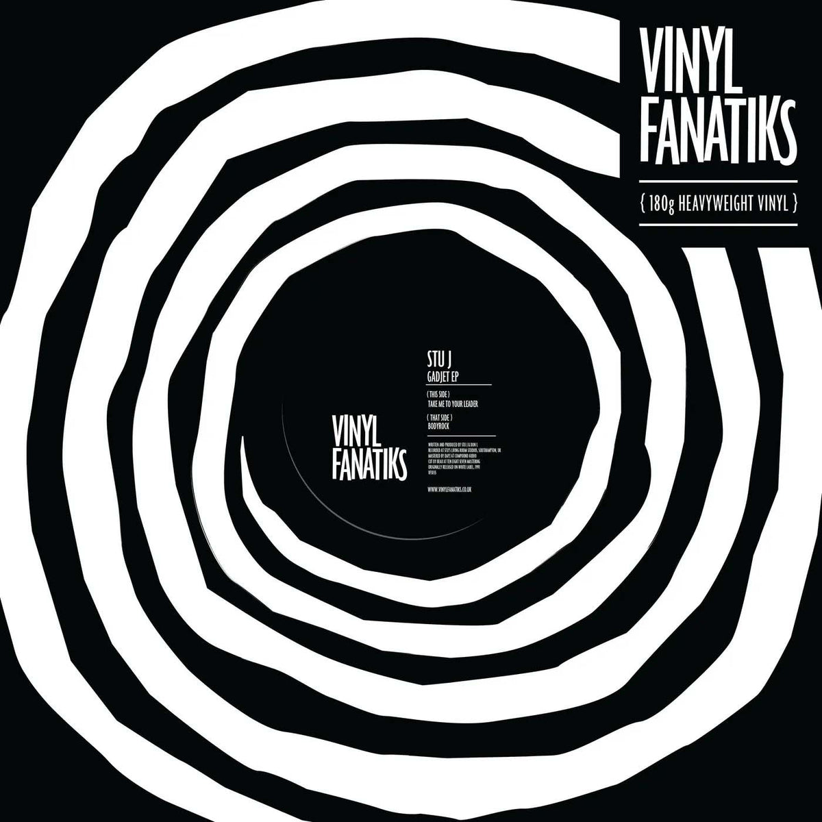 Stu J - Take Me To Your Leader / Bodyrock - Vinyl Fanatiks - VFS035 - 12" Smoked Green Vinyl - Vinyl -  Very Good Plus (VG+)