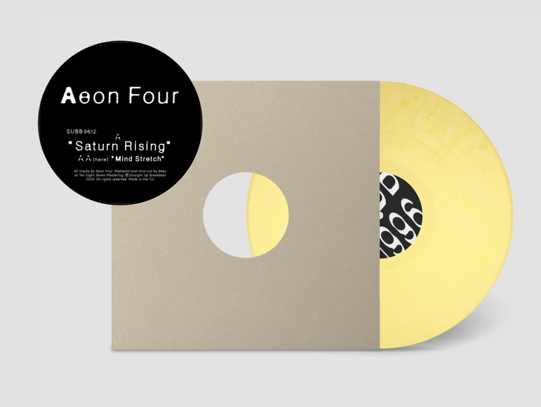 Aeon Four - Saturn Rising - Straight Up Breakbeat Records - SUBB9612 - Old Skool - 12