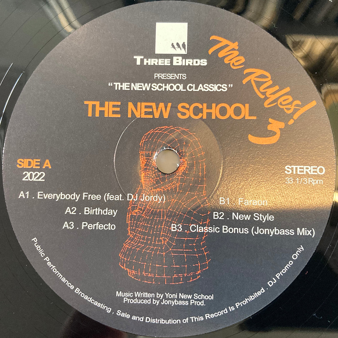 The Rule Number Three -The New School - Three Birds Records – inc Rozalla Everybody's Free remix -THRB005 - 6 track 12" Vinyl Spanish Import